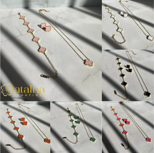 Clover Set-Gold